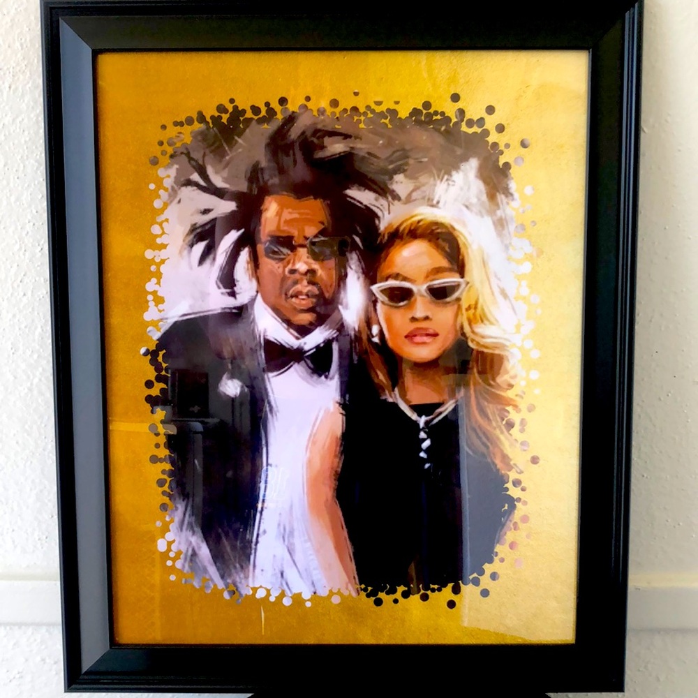 Beyoncé and Jay z Artist portrait